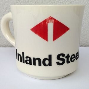 Vintage Inland Steel Ceramic Coffee Mug - East Chicago Indiana